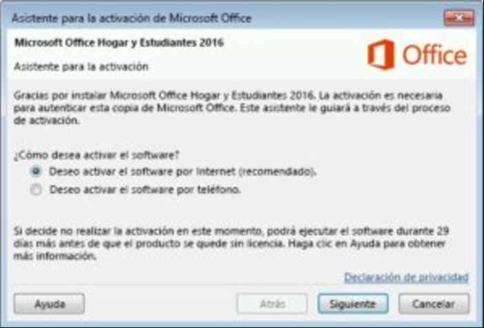 Cómo activar Office 365 - Activar una cuenta sin Office 365 instalado