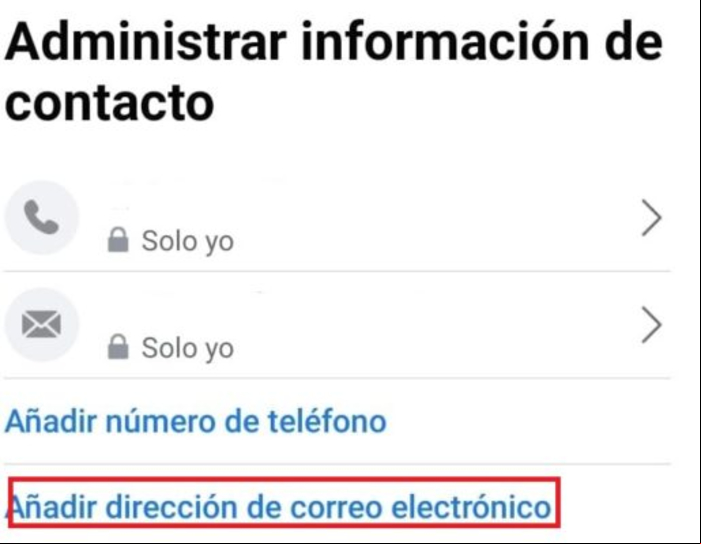 Cómo cambiar el correo de Facebook - Cómo cambiar el correo electrónico de Facebook desde el móvil