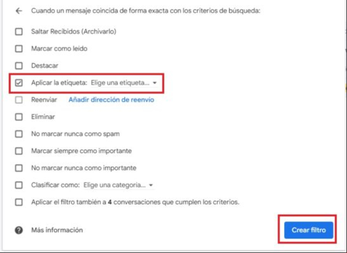 Cómo crear carpetas en Gmail y hacer que los correos lleguen a esas carpetas (reglas) - Filtrar emails a carpetas automáticamente