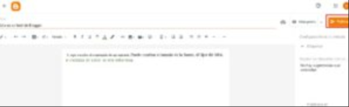 Cómo crear un blog en Blogger - Subir tu primera entrada a Blogger paso a paso