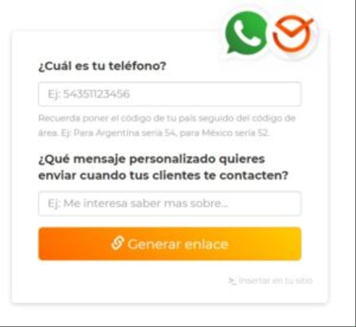 Cómo crear un link de Whatsapp - Crear link de WhatsApp con webs de terceros
