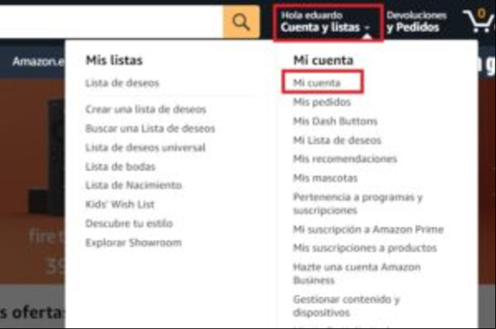 Cómo crear una cuenta en Amazon - Crear una cuenta en Amazon desde el PC