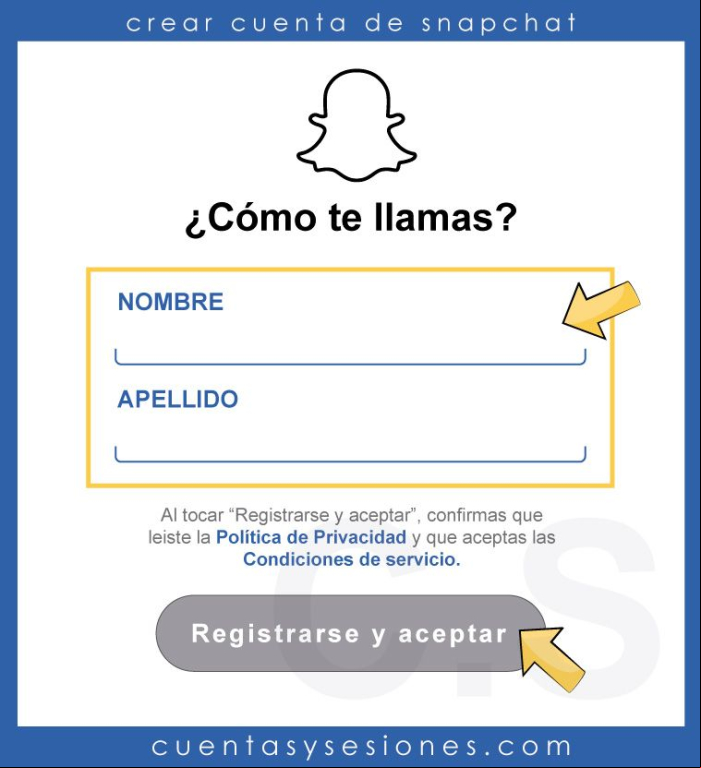 Cómo crear una cuenta o registrarse en Snapchat - Crear cuenta de Snapchat en Android / iOS