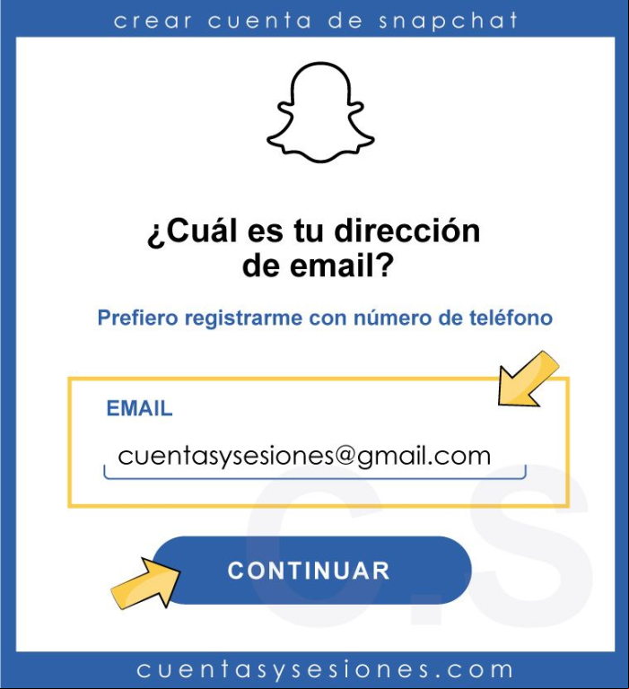 Cómo crear una cuenta o registrarse en Snapchat - Crear cuenta de Snapchat en Android / iOS