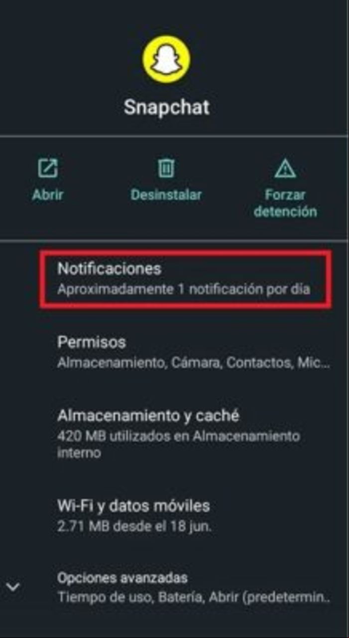 Cómo crear una cuenta o registrarse en Snapchat - Notificaciones en Snapchat