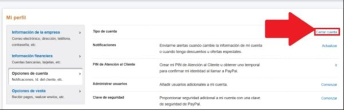 Cómo eliminar una cuenta de Paypal en pocos pasos - Cómo cerrar una cuenta de empresa en Paypal