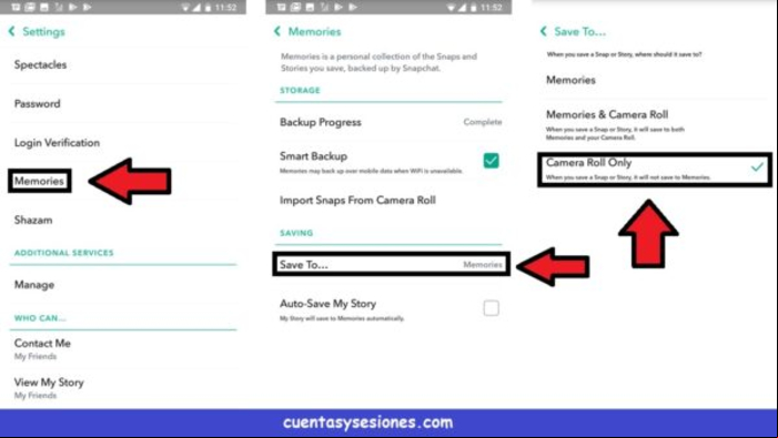 Cómo eliminar una cuenta de Snapchat - ¿Se pueden guardar los Snaps antes de borrar la cuenta?