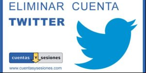 Cómo eliminar una cuenta de Twitter