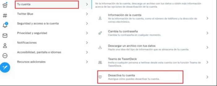 Cómo eliminar una cuenta de Twitter - Eliminar cuenta de Twitter desde un ordenador / PC 
