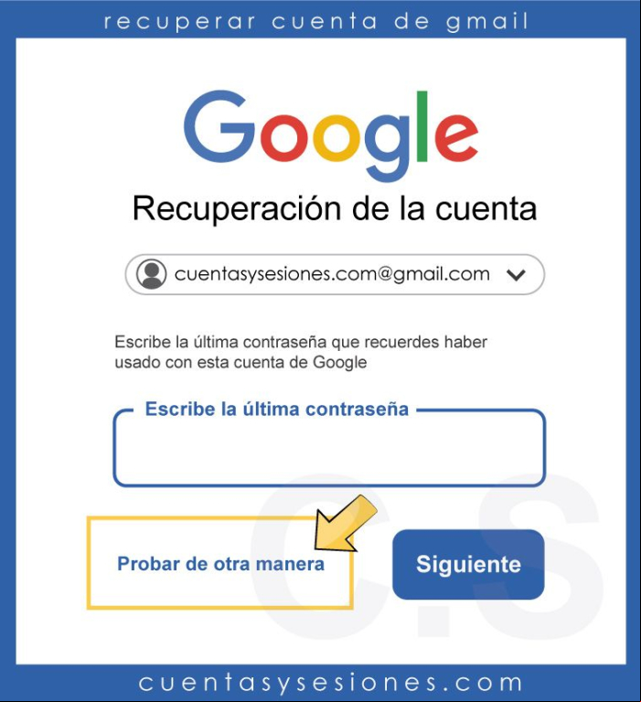 Cómo recuperar una cuenta de correo Gmail - Recuperar la contraseña de una cuenta de correo Gmail 