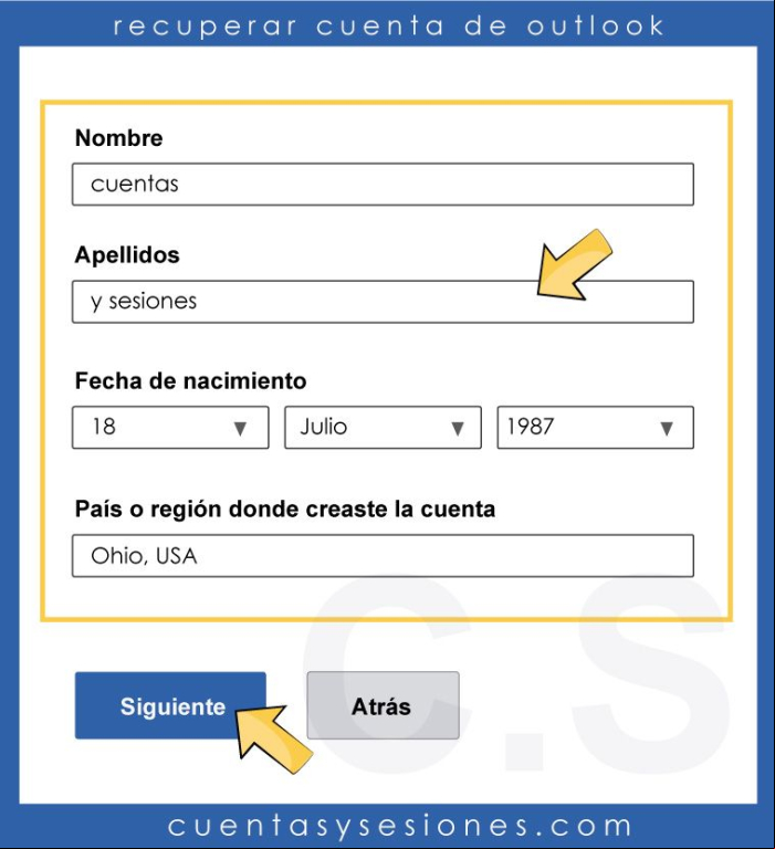 Cómo recuperar una cuenta de correo Outlook / Hotmail - Pasos para solicitar la revisión 