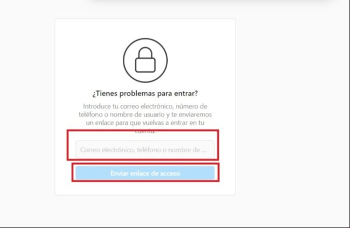 Cómo recuperar una cuenta de Instagram - Recuperar cuenta de Instagram desde el navegador web 