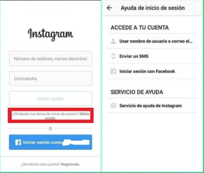 Cómo recuperar una cuenta de Instagram - Recuperar cuenta de Instagram desde un dispositivo móvil 