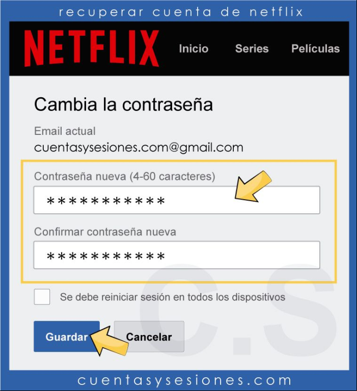 Cómo recuperar una cuenta de Netflix - Recuperar una cuenta de Netflix sin correo electrónico 
