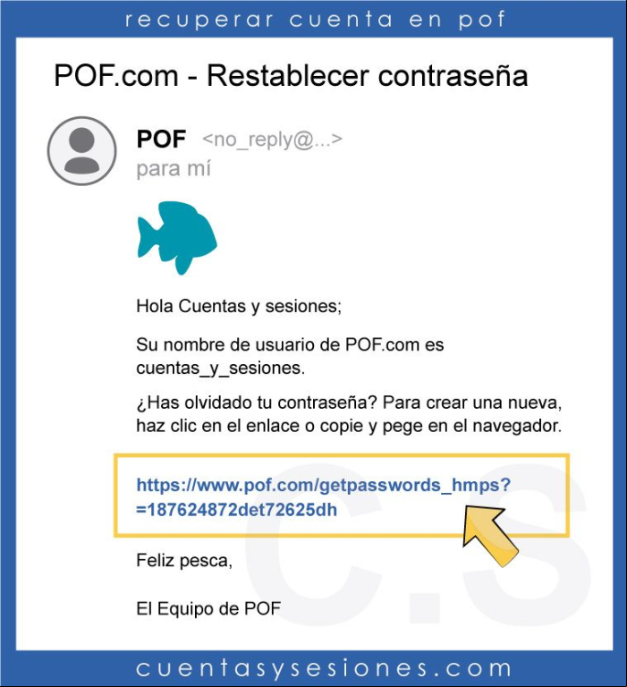 Cómo recuperar una cuenta de POF - Recuperar cuenta de POF desde el PC 