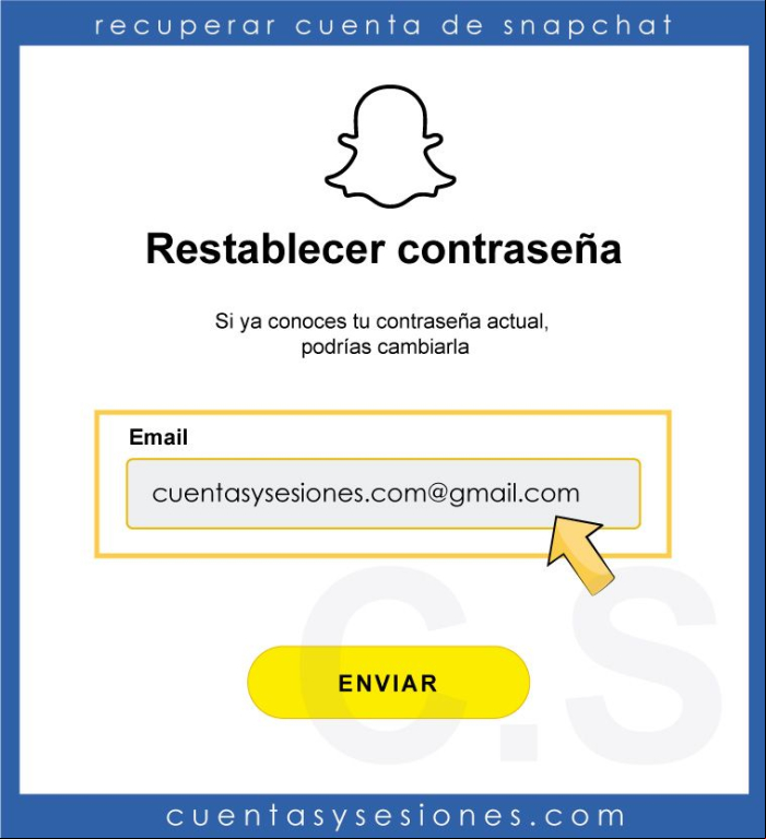 Cómo recuperar una cuenta de Snapchat - Recuperar cuenta de Snapchat desde un navegador web 