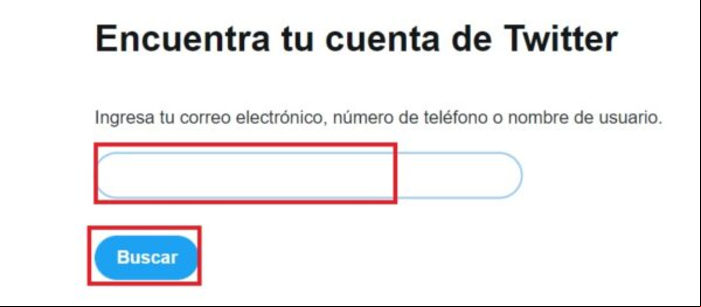 Cómo recuperar una cuenta de Twitter - Recuperar cuenta desde la PC 