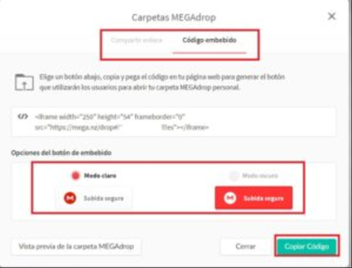Cómo subir archivos a Mega - Subir archivos desde carpeta MegaDrop