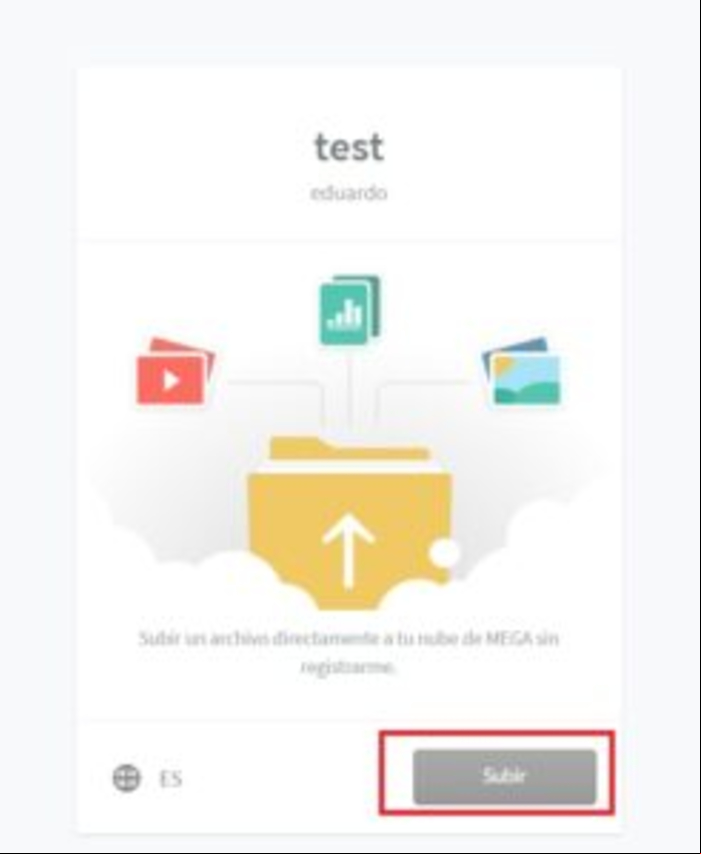 Cómo subir archivos a Mega - Subir archivos desde carpeta MegaDrop